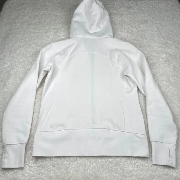 Lululemon Scuba Full Zip Hoodie White Seawheeze NEW - Picture 3 of 14